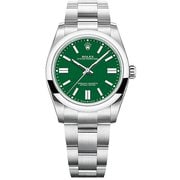 オイスターパーペチュアル41 緑 メンズ オイスターブレス 並行輸入品 5年保証 124300
