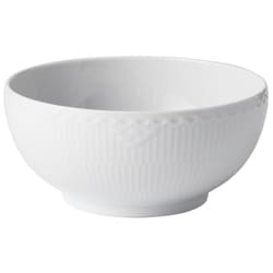 ロイヤル コペンハーゲン ホワイトフルーテッド ハーフレース ボウル 皿 18cm 国内正規品 1028385