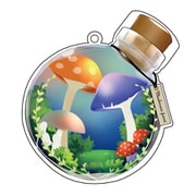 82322 [アクリルメイクアップカバー ＃きのこの森]