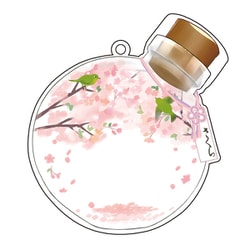82323 [アクリルメイクアップカバー ＃さくらさく]