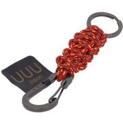 UUU-0047 [コブラステッチキーリング レッド ロープ長さ1.4M]