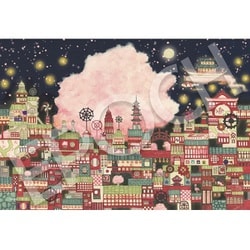 31-525 夜桜幻楼 [ジグソーパズル 1053ピース]