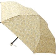 10268 [コットンフラワー レモンイエロー 折傘 55cm UV対応]