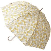 長傘 婦人用 晴雨兼用 estaa ドットフラワー 60cm ジャンプ式 8本骨 UV加工 オレンジ 1024210