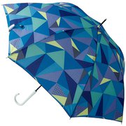 長傘 婦人用 晴雨兼用 estaa リフレクション 60cm ジャンプ式 7本骨 UV加工 スカイブルー 1024510