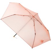 折りたたみ傘 婦人用 estaa TPU×トリコット プレーン 50cm 手開き式 オレンジ 1025002
