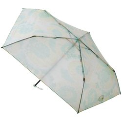 折りたたみ傘 婦人用 estaa TPU×トリコット タイダイ 50cm 手開き式 グリーン 1025102