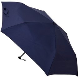折りたたみ傘 晴雨兼用 URAWAZA プレーン 55cm 手開き式 UVカット加工 ネイビーブルー 1026302