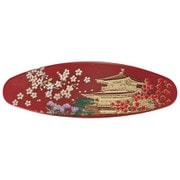 4X-105 [漆芸バレッタ小判 金閣寺（R）]