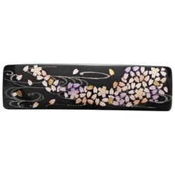 ヨドバシ.com - まえじゅう漆器 4X-109 [漆芸バレッタ長角（小） 舞桜