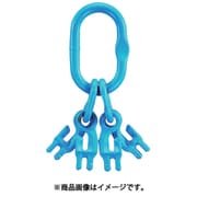 X-A06-16 [YOKE G-100 チェーン長調節サブリンク付きマスターリンクGrabEX（4本吊り用・ピンタイプ） 21T]