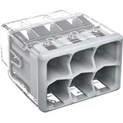 WGZ-6 [WAGO WGZ-6 差し込みコネクタ 6穴 50個入り]