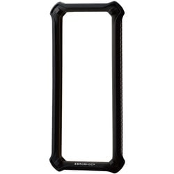 P-SBZ05BK [スマホ用 バンパー シリコン L～XLサイズ （～6.9インチ） 耐衝撃 ZEROSHOCK ブラック]