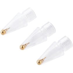 P-TIPAPY01CR [Apple Pencil 用 交換ペン先 第1世代 第2世代 Pro対応 3個入り ペン先透明タイプ クリア]