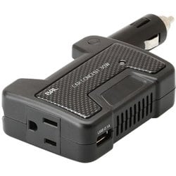 No.1792 [カーコンセントインバーター DC12V専用 コンセント1口+USB2口 定格出力：30W 2.1A コンパクトタイプ]