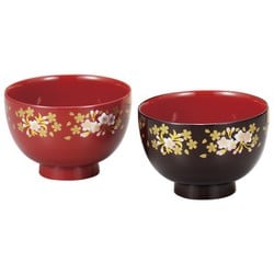 桜づくし 汁椀ペア木箱入 4T-321