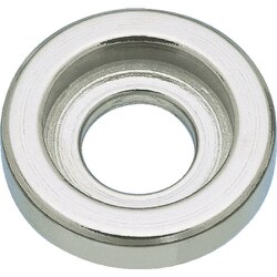 TRUSCO 引き取手用化粧座金 ステンレス製 適用サイズΦ4 （2個入） TTO-4W
