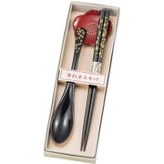 食彩・箸置セット 黒 さくら 1J-839