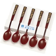 コーヒースプーン 5本組 桜 赤 (OPP袋入) 1J-817