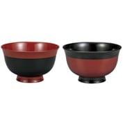 木製 4.2千鳥椀睦揃 がんこ塗 水目桜 宮常作 9A-226