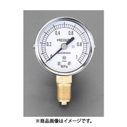 G 1/4"/ 50mm/ 0-0.1MPa 圧力計 EA729D-1