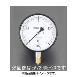 G 3/8"/100mm/0-3.0MPa 圧力計 EA729DF-30