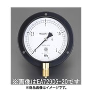 G 3/8"/100mm/ 0-10MPa つば付圧力計 EA729DH-100