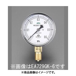 60mm/0-3.0MPa 圧力計（耐脈動圧形） EA729GK-30