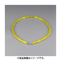 5.0×600mm リンクチェーン（ステンレス製/ビニールカバー黄） EA980SS-61