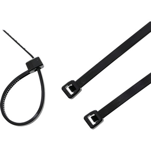 TRCVJH-80W [TRUSCO ケーブルタイ 幅3.5mm×80mm 最大結束Φ15 耐候性 100本入]