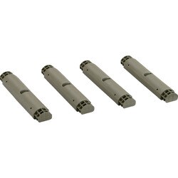 TPT-372K-MOD [TRUSCO プラ棚用 脚のみ4本セット 高さ372mm用 つや消しОD]