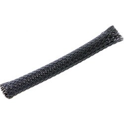 TNFL-9-10 [TRUSCO 編組チューブ ほつれ防止タイプ 長さ10m 折径幅11mm 1巻]