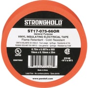 ストロングホールド StrongHoldビニールテープ 一般用途用 オレンジ 幅19.1mm 長さ20m ST17-075-66OR ST17-075-66OR