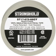 ストロングホールド StrongHoldビニールテープ 一般用途用 グレー 幅19.1mm 長さ20m ST17-075-66GY ST17-075-66GY