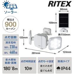 ヨドバシ.com - ライテックス RITEX S-220L [ライテックス 5W2灯