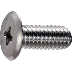 TRUSCO スリムヘッド小ねじ（ステンレス・全ねじタイプ） M4 × 10 540本入 S010-0410