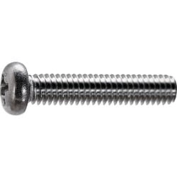 TRUSCO ナベ頭小ねじ（ステンレス・全ねじタイプ） M3×6 1600本入 S005-0306