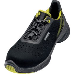 6843543 [UVEX uvex1 G2 パーフォレーテッド ローシューズ 27.5cm S1 SRC ブラック/ライム]