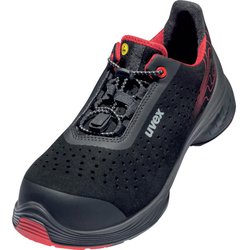 6837541 [UVEX uvex1 G2 パーフォレーテッド ローシューズ 26cm S1 P SRC ブラック/レッド]