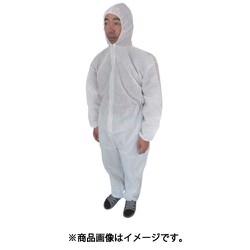 6500-LL [丸和ケミカル 不織布つなぎ服 LLサイズ]