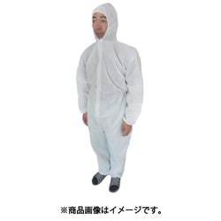 6500-L [丸和ケミカル 不織布つなぎ服 Lサイズ]