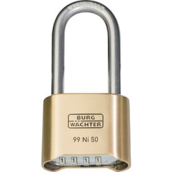 ブルク ヴェヒター ダイヤル式南京錠 "No.99" つる長 99Ni50HB-65SB 37491