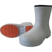 KR7050-GRY-M [喜多 柔らかいEVAラバー安全ショートラバーブーツ グレー M（24.5～25.0）]