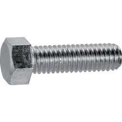 B022-31850 [TRUSCO 六角ボルト（インチねじ） スチール ユニクロ W3/8×50 17本入]