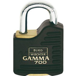 ブルク ヴェヒター 樹脂強化カバー付南京錠 "ガンマ" 700-55SB 19171