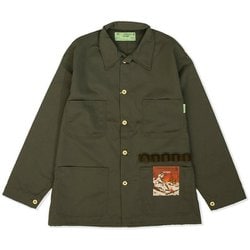 PLAY COVERALL U2214225PW-A OLIVE Lサイズ [アウトドア ジャケット メンズ]
