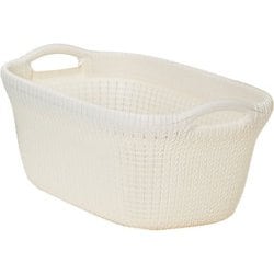 ニットランドリーバスケット 40L ホワイト CV-402