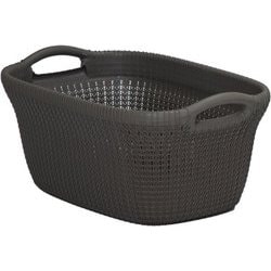 ニットランドリーバスケット 40L ブラウン CV-403