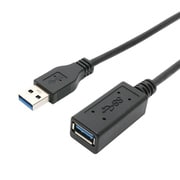 USB-EXM301/BK [USB 3.2 Gen 1 対応 USB延長ケーブル マグネット内蔵コネクタ 1m]