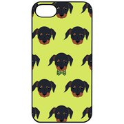 DS8291iSE3 [iPhone SE（第3世代）/SE（第2世代）/8/7/6s/6用 ブラックケース Fashionable Dog ダックスフンド]